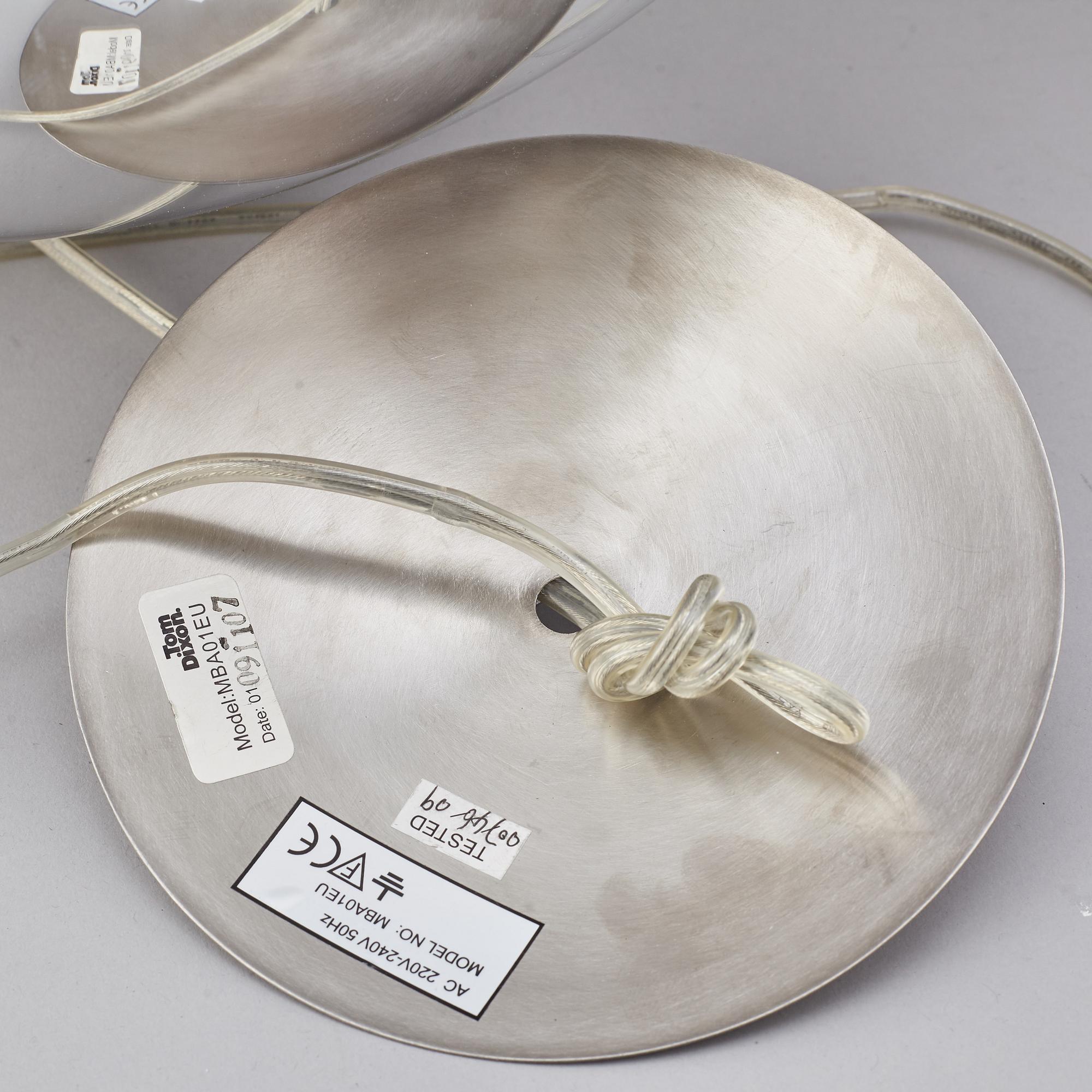 TOM DIXON, three 'Mirror Ball Chrome' pendant lights from Tom Dixon.