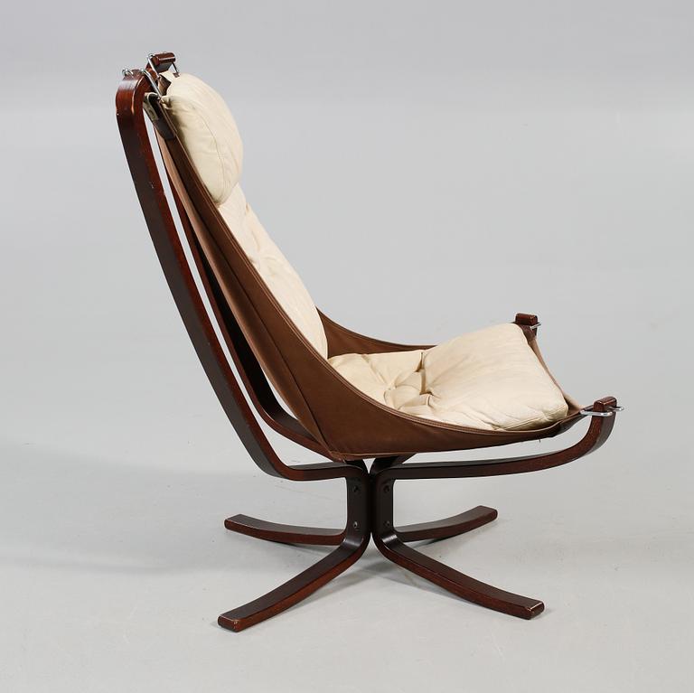 FÅTÖLJ, "Falcon chair", Sigurd Russel, Vatne möbler, Norge, 1970-tal.