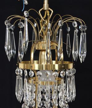 LJUSKRONA, gustaviansk stil, 1900-tal. H 75.