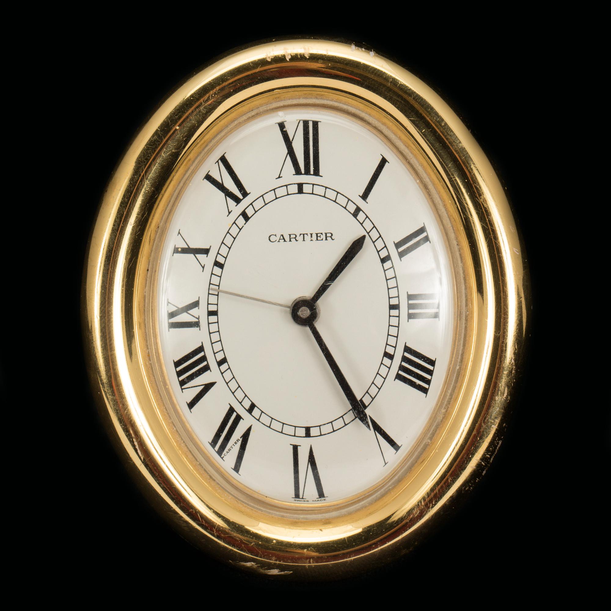 VÄCKARKLOCKA,  CARTIER QUARTZ, 1900-talets andra hälft.