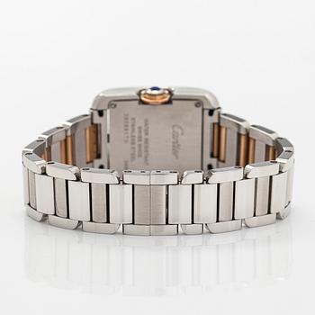 Cartier, Tank Anglaise, armbandsur, 22,5 x 27,5 mm.