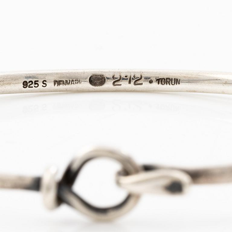 Vivianna Torun Bülow-Hübe, armring, sterlingsilver, Georg Jensen, Danmark.