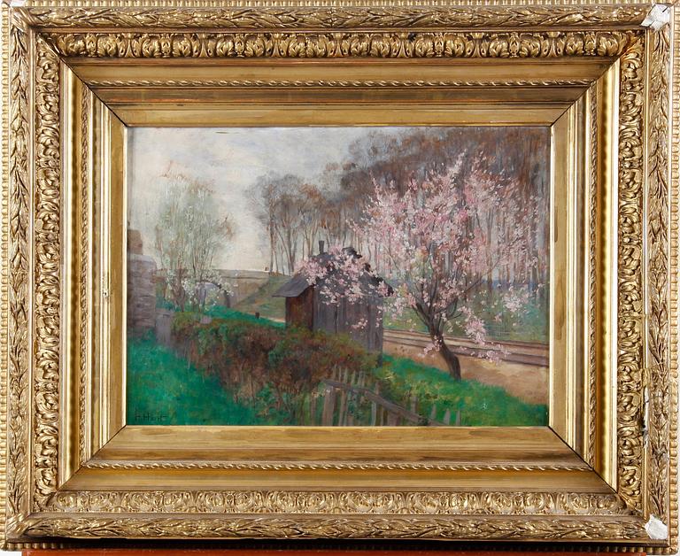 HAVET, HENRI, olja på duk, signerad.