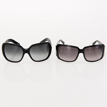 Pair of Sunglasses by Fendi and Chloé.