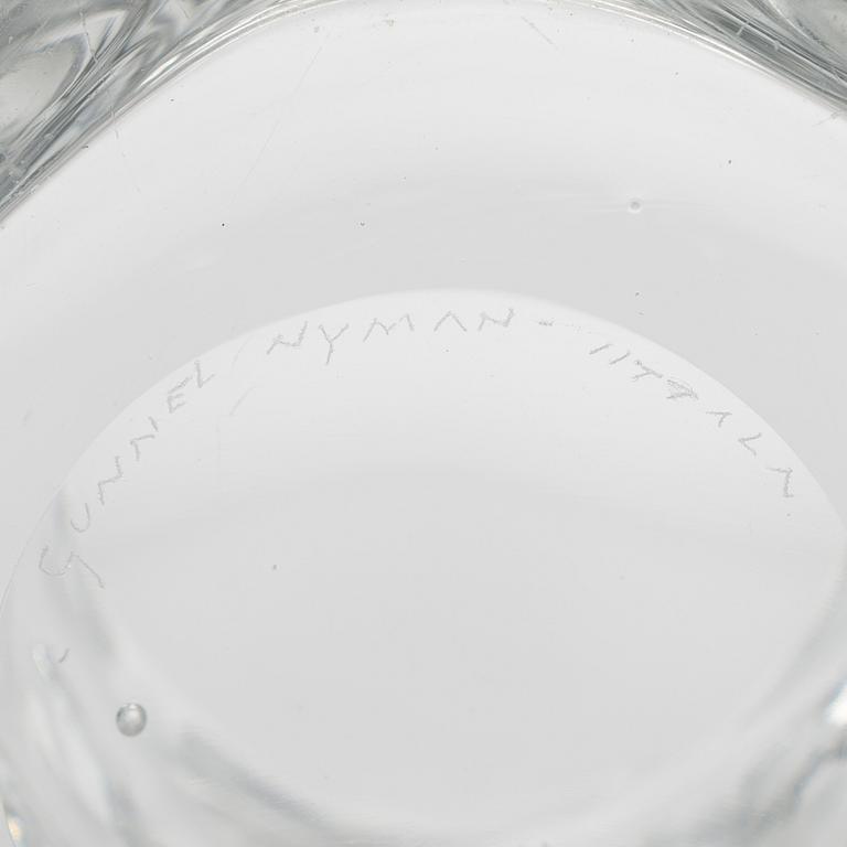 Gunnel Nyman, maljakko, malli 3231, signeerattu Gunnel Nyman Iittala.