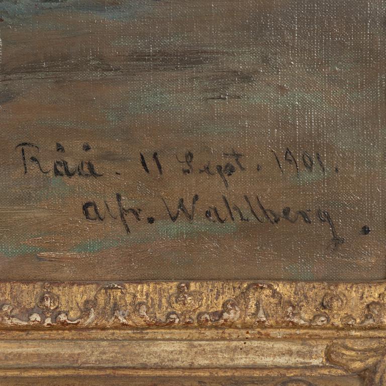Alfred Wahlberg, From Råå, Skåne.