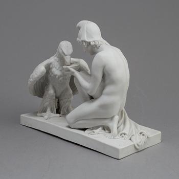 A PARIAN FIGURE after Thorvaldsen, Eneret,  Royal Copenhagen, ca 1900.