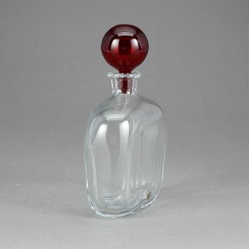 KARAFF, glas, Vicke Lindstrand, Kosta.