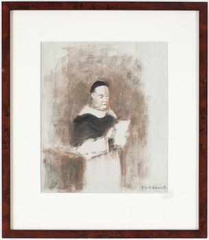 Frans Wilhelm Odelmark · FRANS WILHELM ODELMARK, olja på duk, signerad.