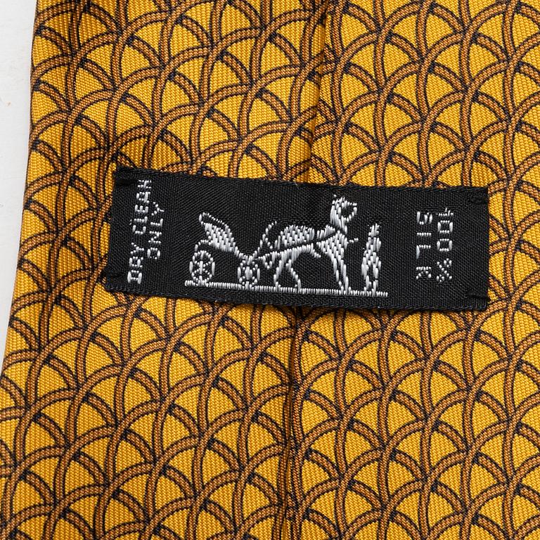 Hermès, slipsar, tre st.