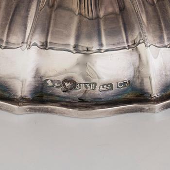 A silver parcel-gilt sweetmeat basket, Kultakeskus, Hämeenlinna 1956.