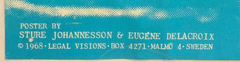 Sture Johannesson/Eugen Delacroix, "The Underground will take over Lunds Konsthall in February '69.".