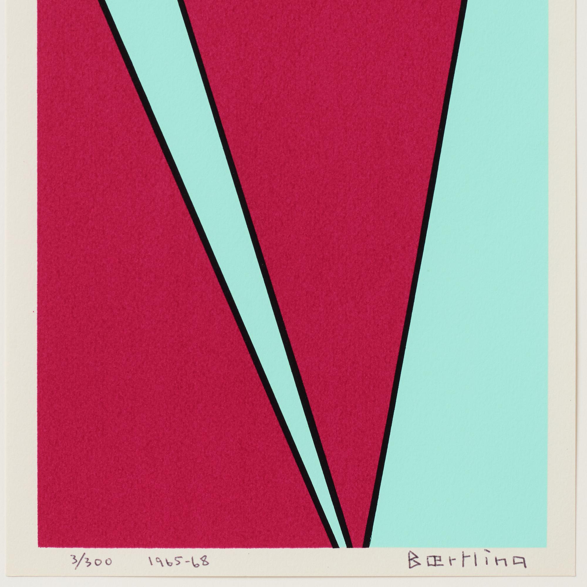 Olle Baertling, silkscreen in colours, 1965-68, signed 3/300.