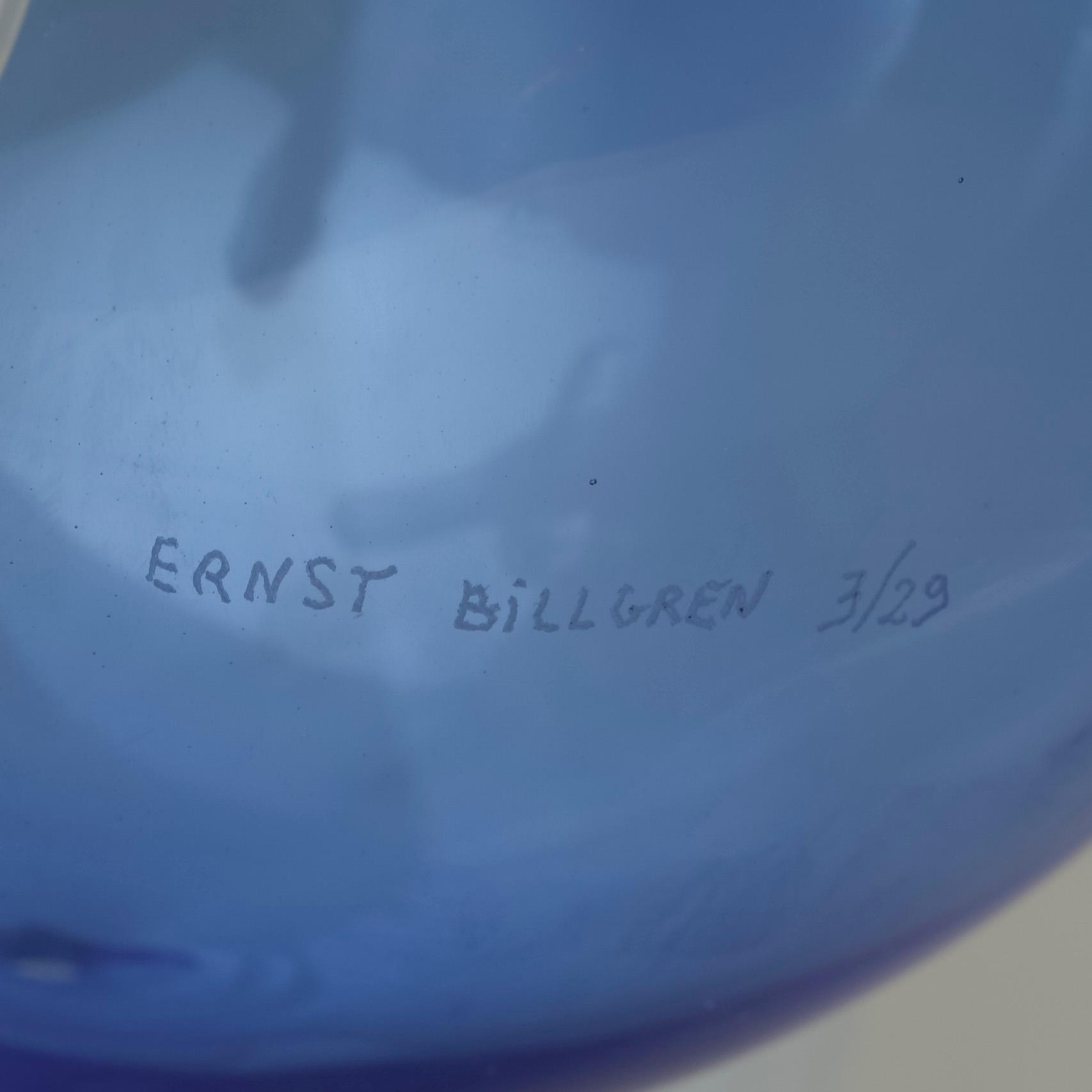 ERNST BILLGREN, skulptur, glas, signerad och numrerad 3/29.