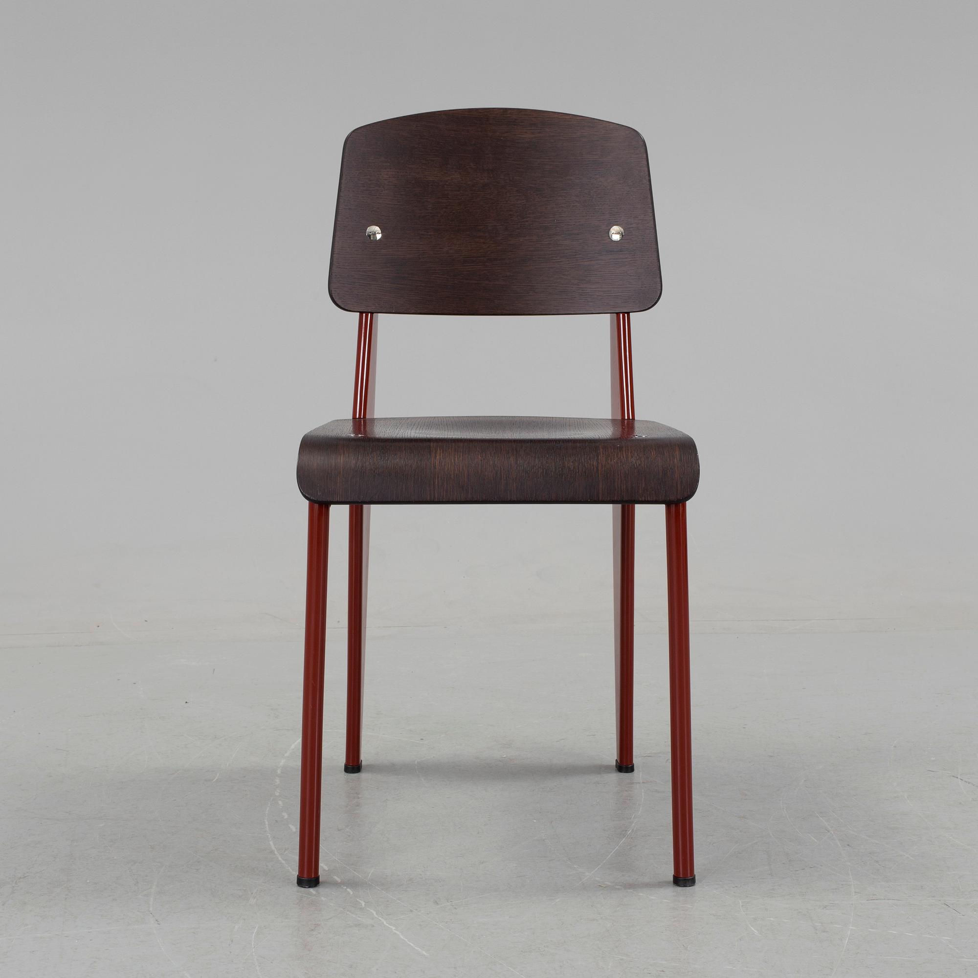 A Jean Prouvé 'Standard' chair for Vitra, 2016.