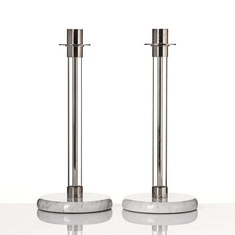 Tecnolumen, a pair of 'Bauhaus Sabbath' candlesticks, model SL30.