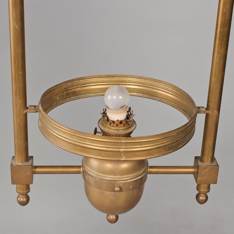 FARTYGSLAMPOR, ett par, jugend, 1900-talets första del, höjd 78 cm.