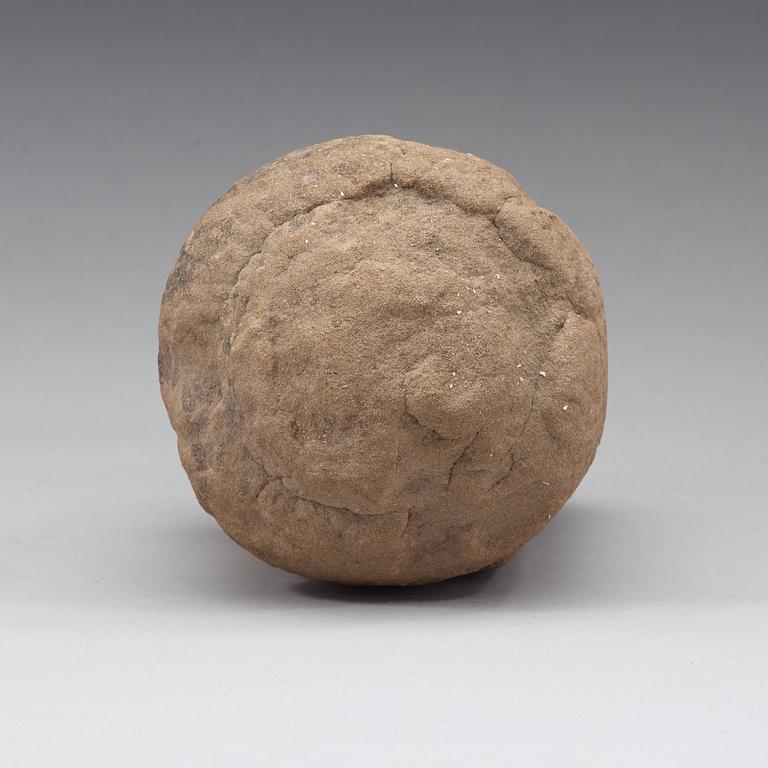 A Thai sandstone head of Buddha, 18/19th Century.