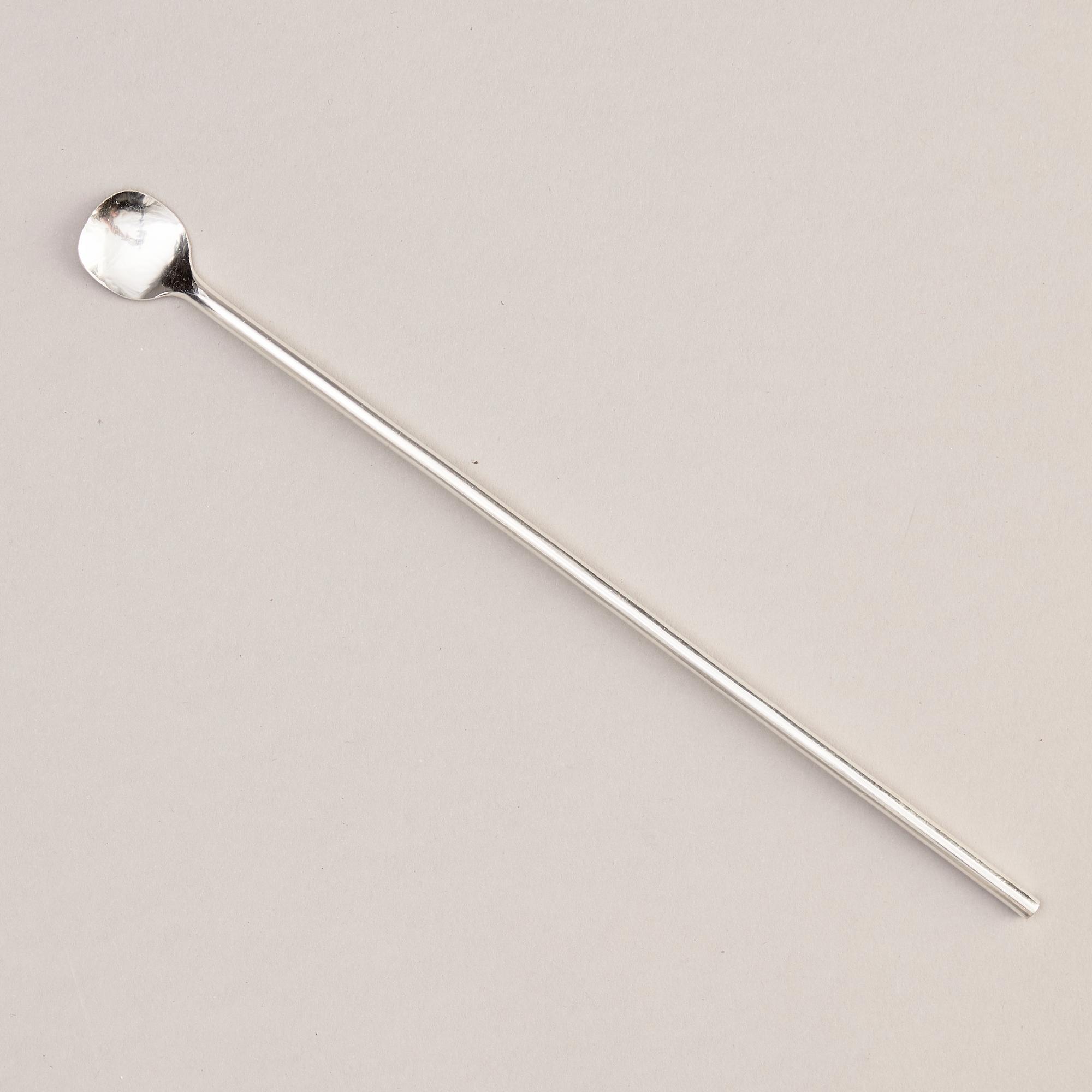 A sterling silver drink spoon, Rolf Lindståhl, Stockholm.