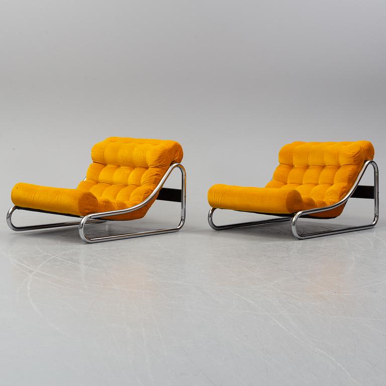 A pair of "Impala" lounge chairs by Gillis Lundgren for IKEA, design.