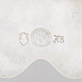 Estrid Ericson, a pewter box, model no A1022, Svenskt Tenn, Stockholm 1948.