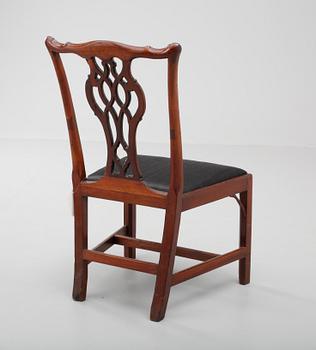 STOL, chippendale, England 1700/1800-tal.