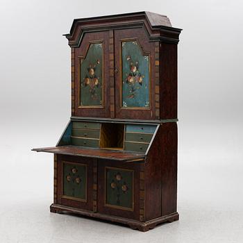 A writing cabinet, 18th/19th Century.