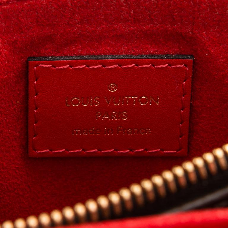 Louis Vuitton, Flower Monogram Coquelicot tote.