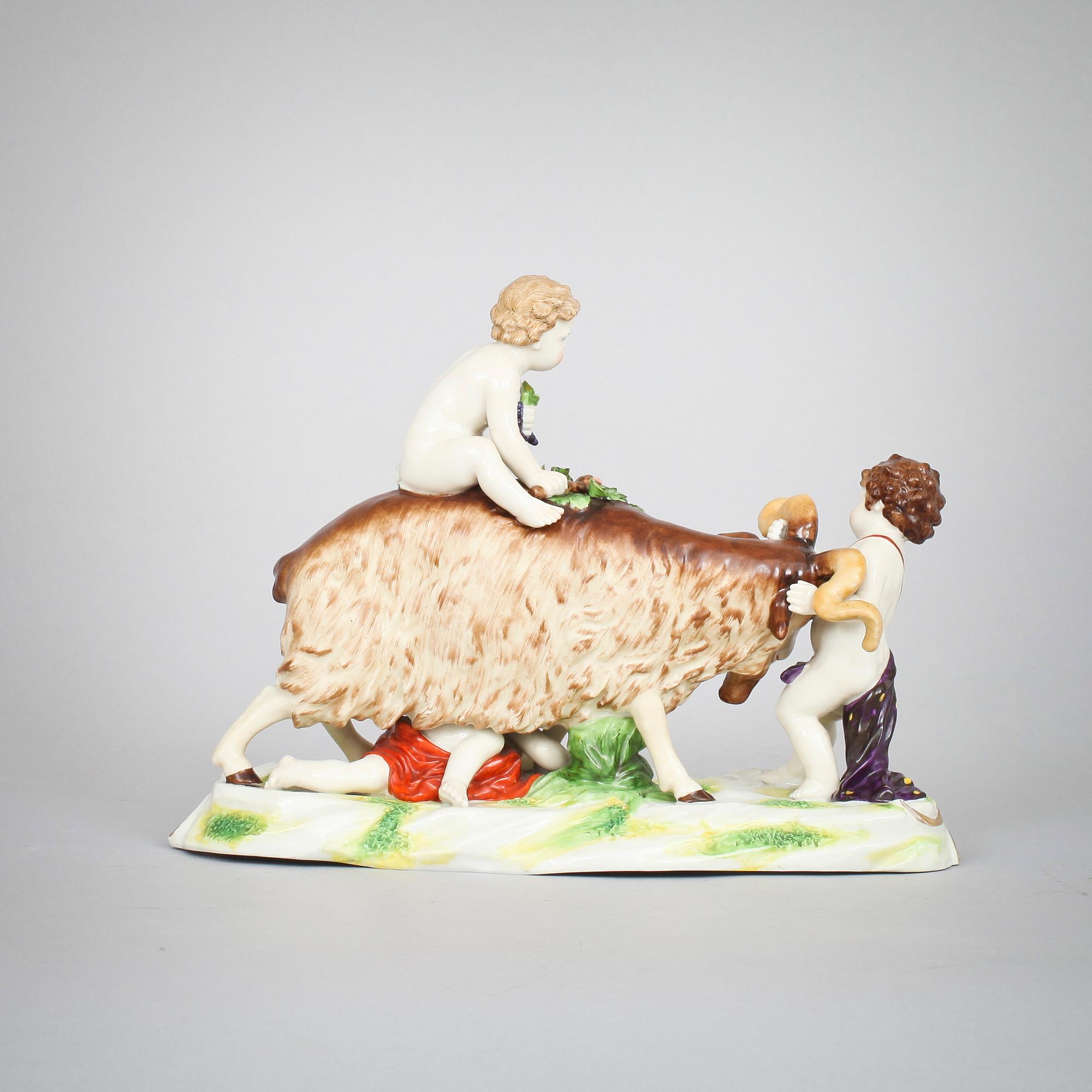 FIGURIN, porslin, 1900-tal.