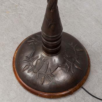 An early 20th century art nouveau floor light.