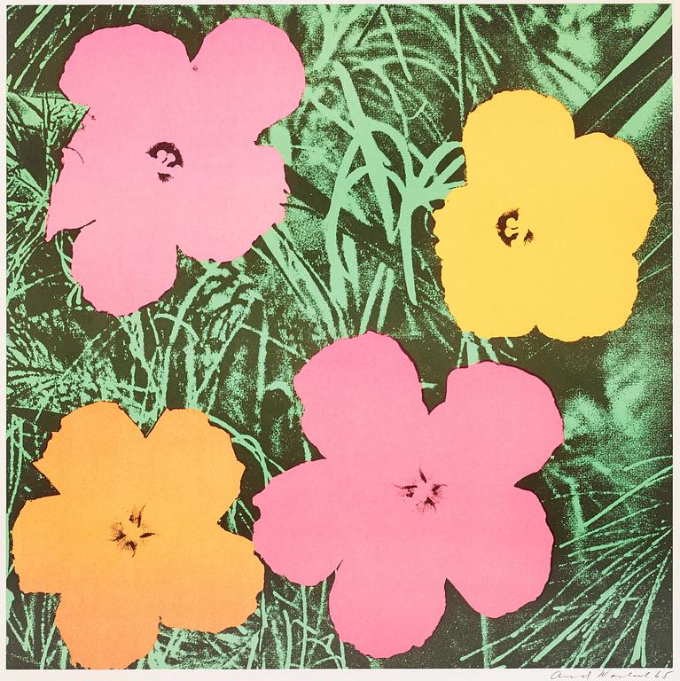 Andy Warhol, "Flower".