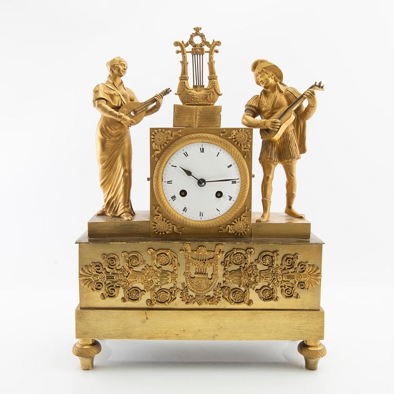 Table pendulum late Empire mid-19th century.