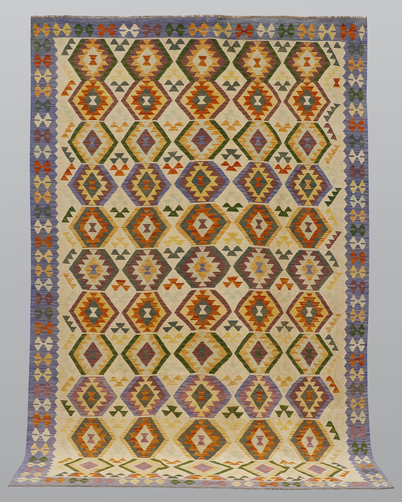 A carpet, kilim, ca 293 x 198 cm.