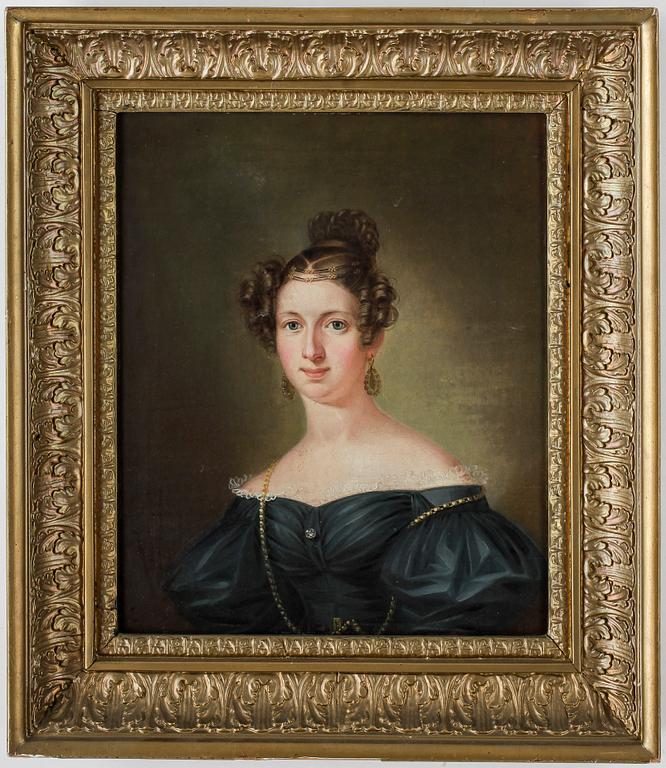 FREDRIC WESTIN, hans art, olja på duk, 1800-tal.