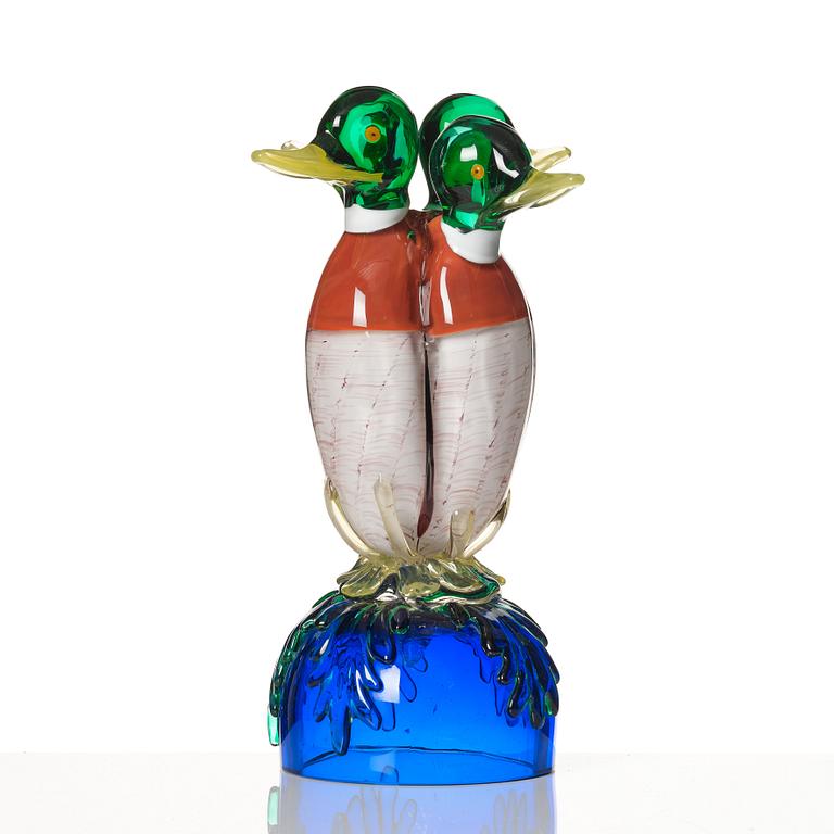Ernst Billgren, "Väktare", skulptur, Berengo Studio, Murano 2000, ed. 2/6.