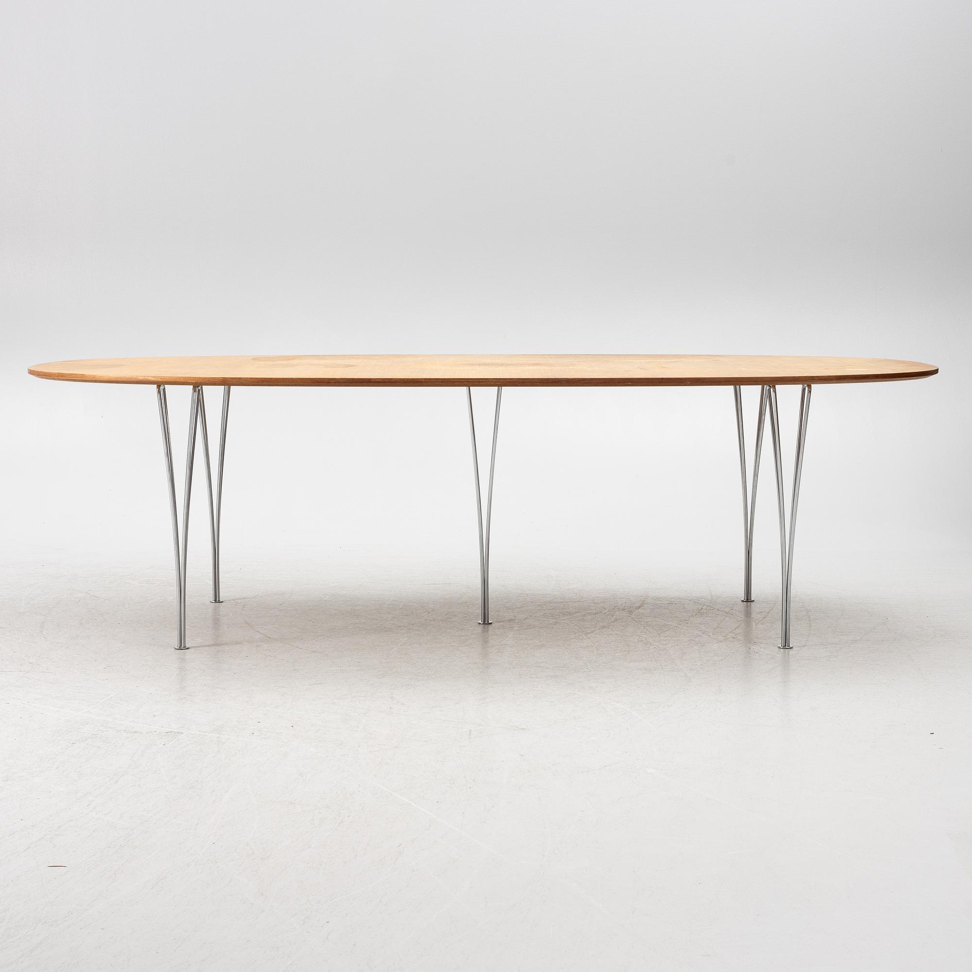 Piet Hein & Bruno Mathsson, bord, "Superellips", Fritz Hansen.