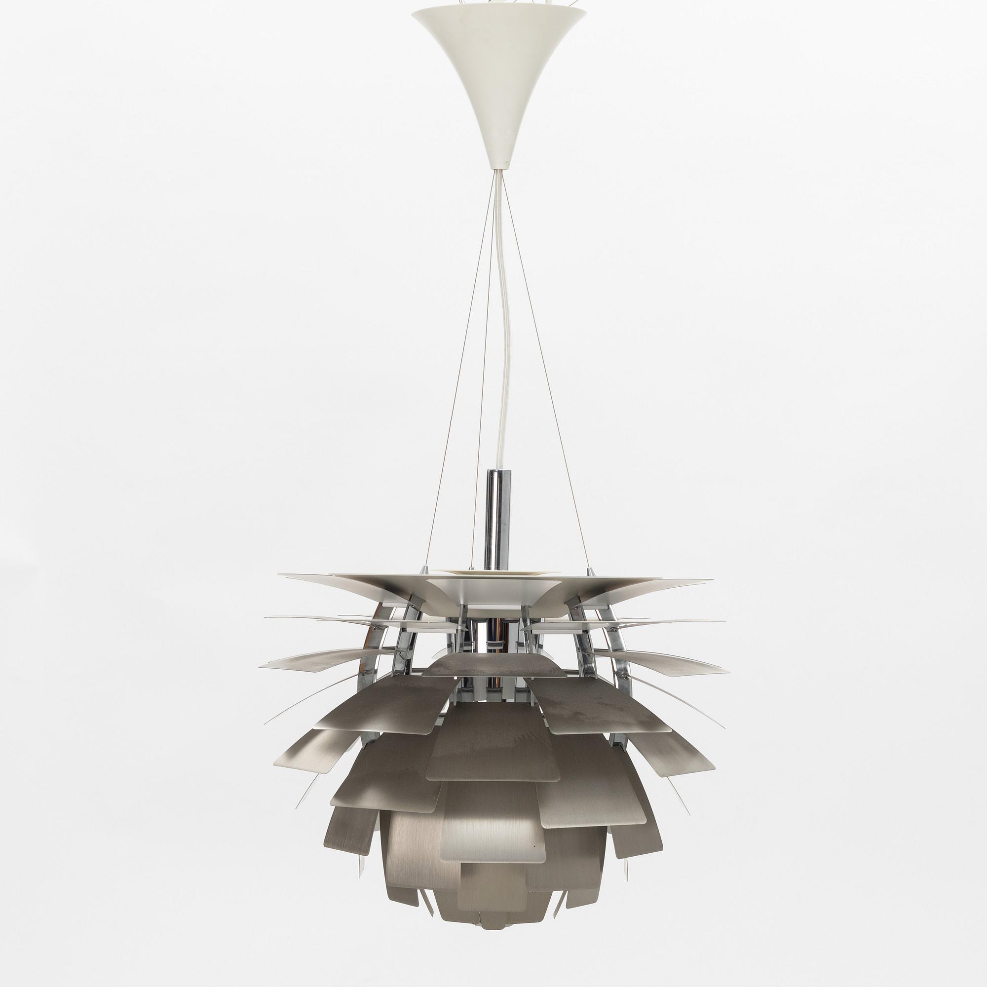 Poul Henningsen, taklampa "PH-Kotte / PH Artichoke", Louis Poulsen, Danmark.