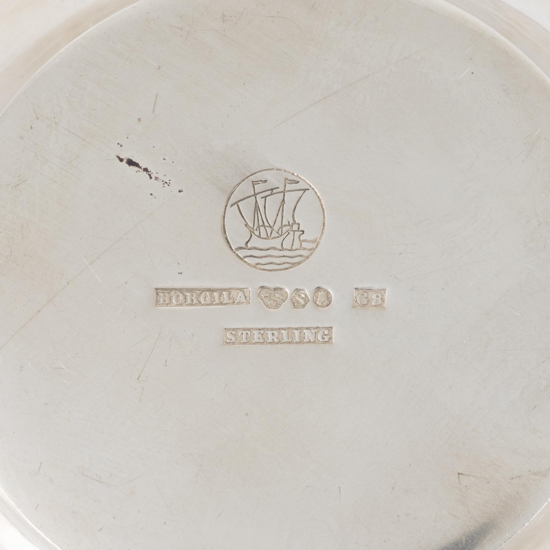 Atelier Borgila, a pair of sterling silver bowls, Stockholm, 1933-36.