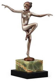 381. A Josef Lorenzl bronze sculpture, Austria 1920's-30's.