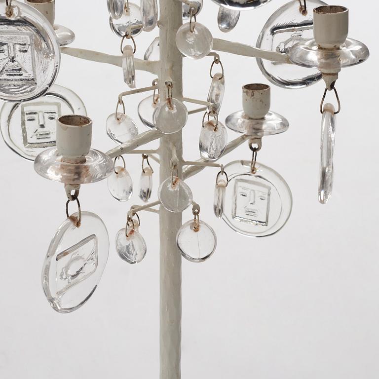 Erik Höglund, a floor candelabrum, Boda Smide, Sweden 1960-70s.