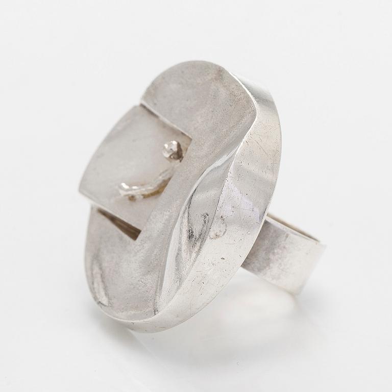 Björn Weckström, ring, "At the gate of eternity", silver.