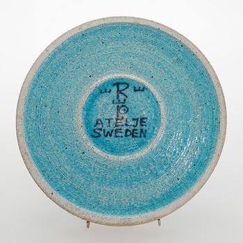 Inger Persson, a ceramic plate, Rörstrand Sweden.