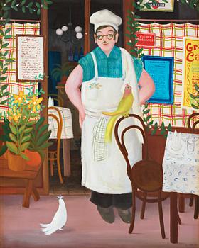 570. Lennart Jirlow, A chef with birds.