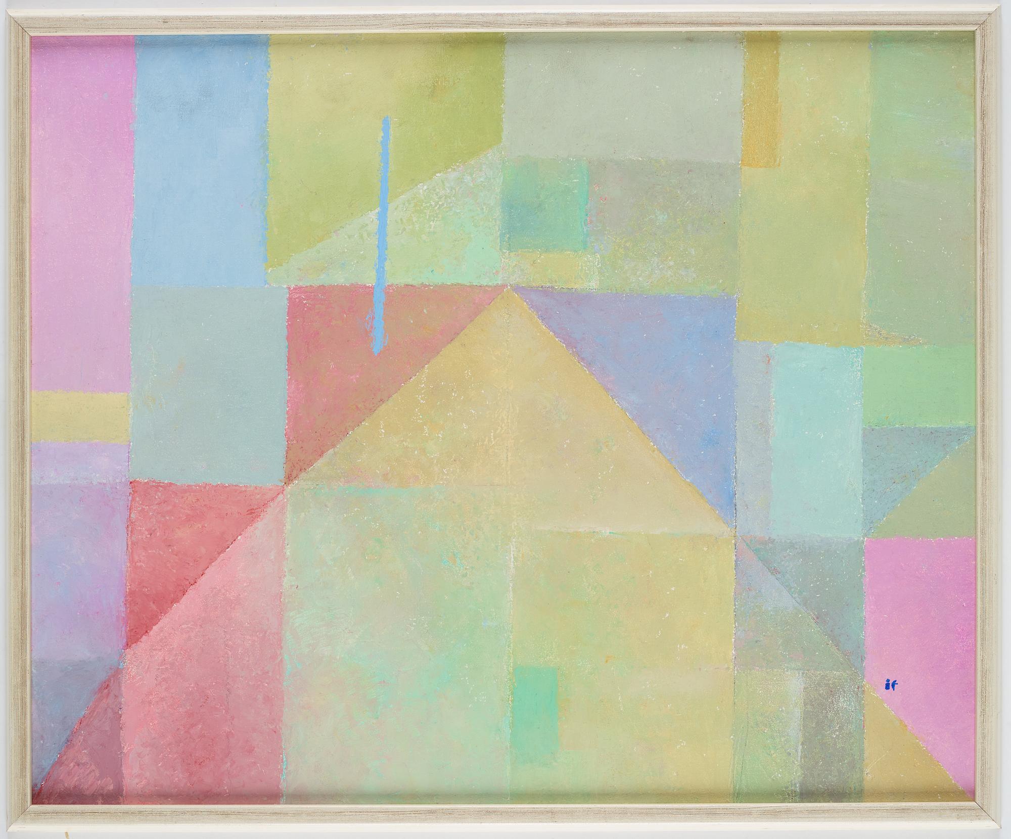 Ingegerd Torhamn, olja på pannå, signerad.