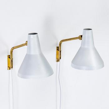 Lisa Johansson-Pape, a pair of mid-20th century '3086' wall lights for Stockmann Orno.