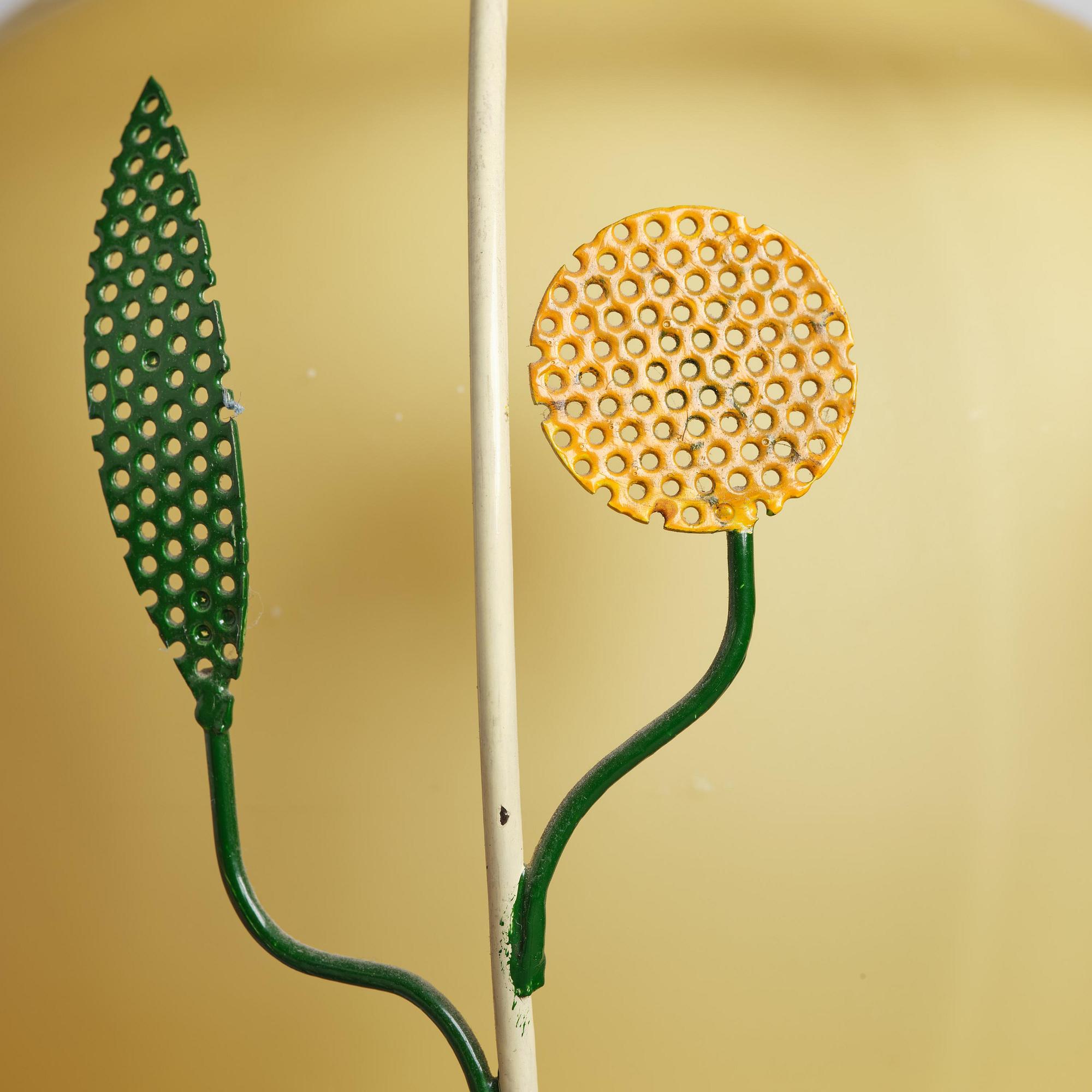 Ulla & Gunnar Eklöf, attributed to, a pair of Swedish Modern ceiling lamps, Corona Belysningskultur, Stockholm, 1940s.