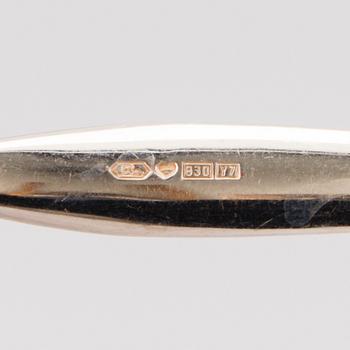 TAPIO WIRKKALA, ATERINSARJA, 57 osaa, hopeaa, "Tapio", Hopea-/Kultakeskus, Hämeenlinna 1961-76.