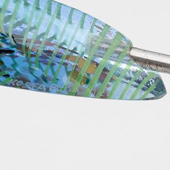 Bertil Vallien, skulptur, Kosta Boda, signerad.