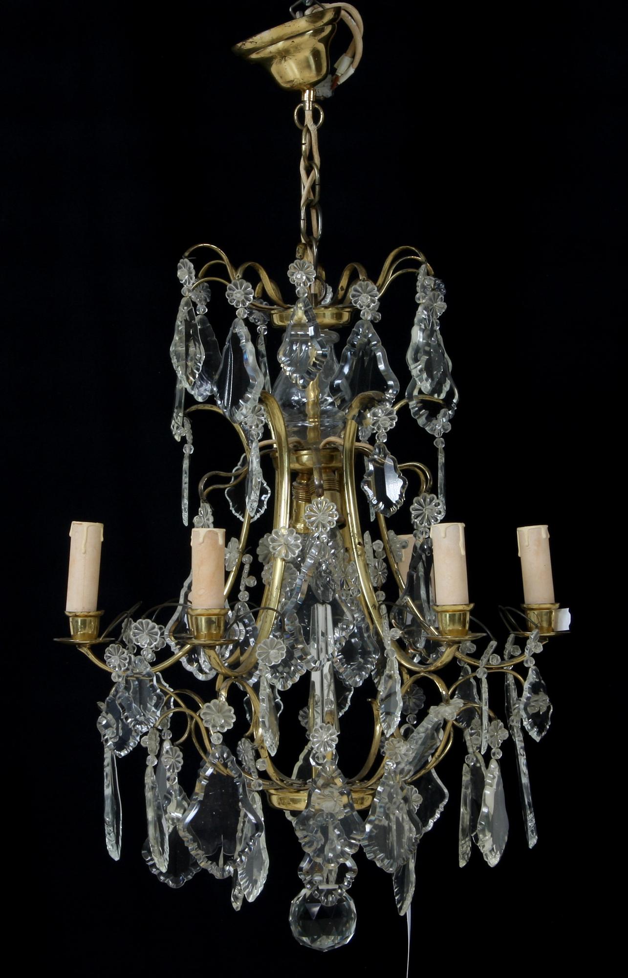 LJUSKRONA, barockstil, 1900-talets andra hälft. H 80.