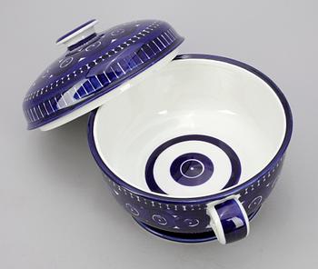 TERRIN, porslin, "Valencia", Ulla Procopé, Arabia, Finland, 1900-talets andra hälft.